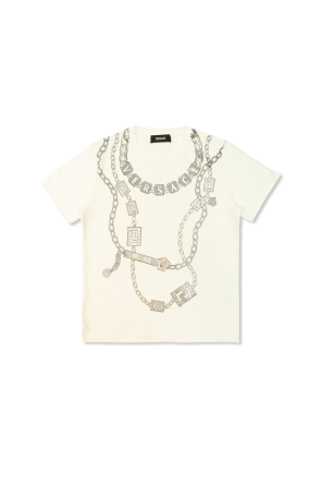 Versace Kids T-shirt with shimmering appliqués | Kids's